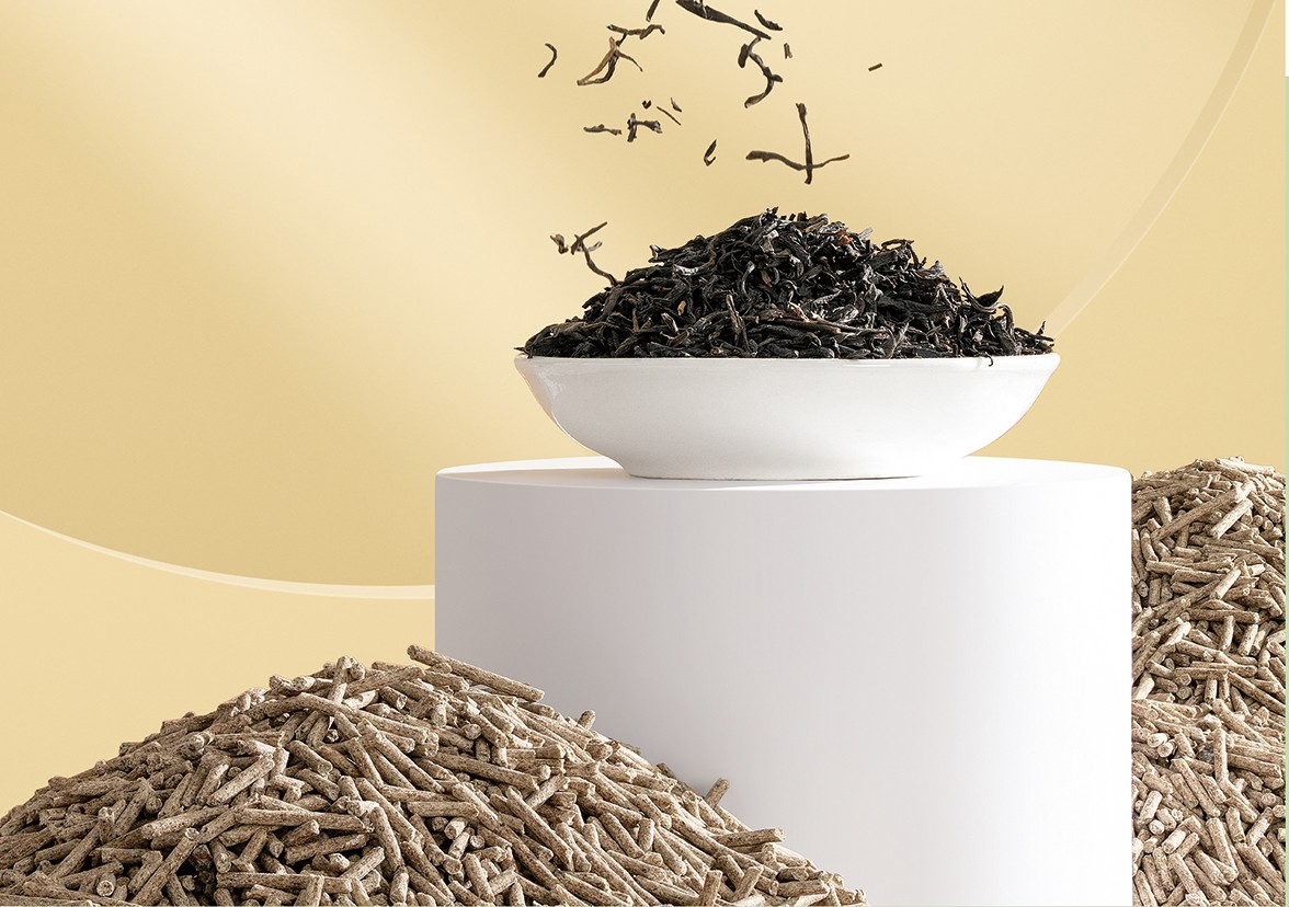 TEA DREGS CAT LITTER