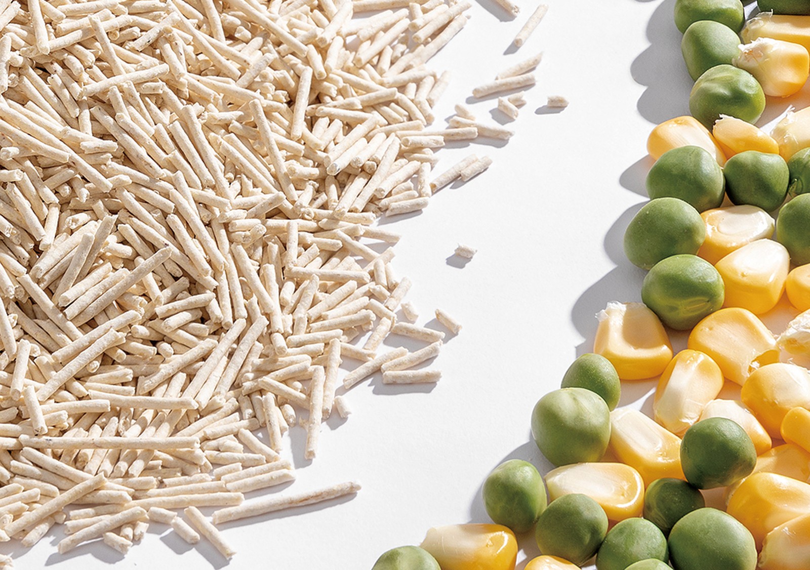 Plant-based tofu cat litter
